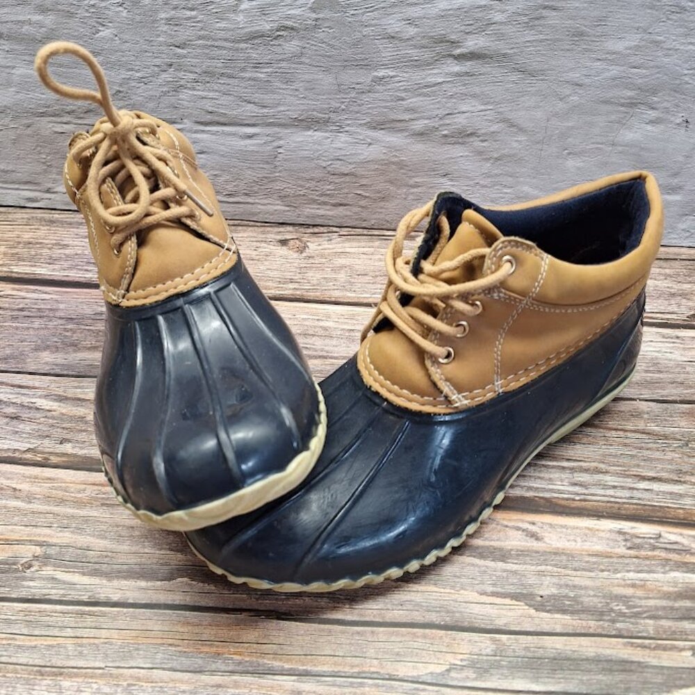 Tommy HIlfiger Rain Boots‎ Tan Wheat Women's Size 8